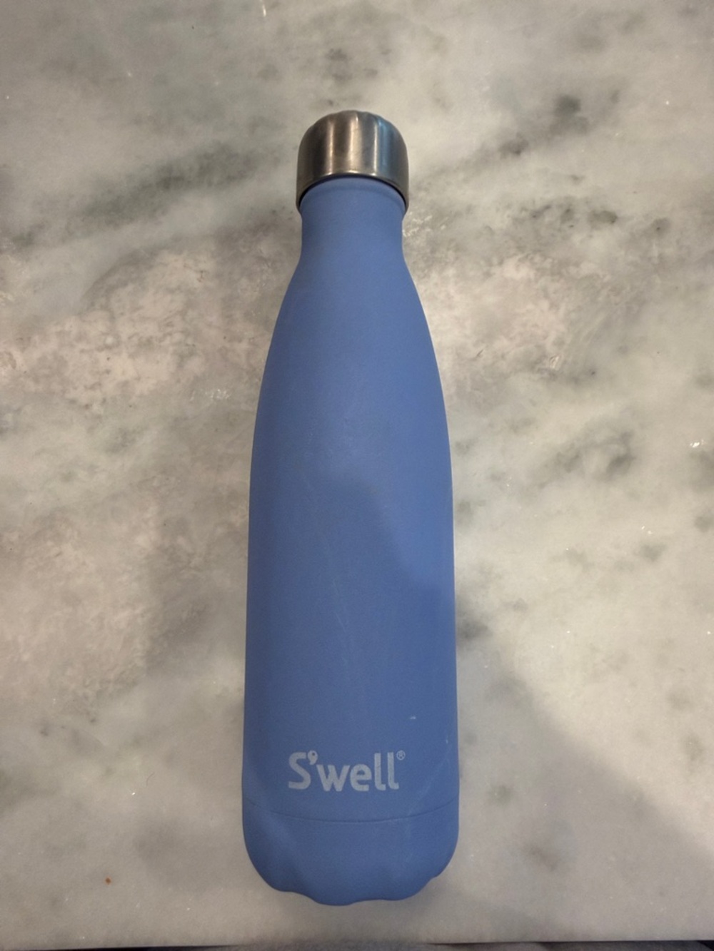 S'well Blue Matte Insulated Bottle with Stainless Cap